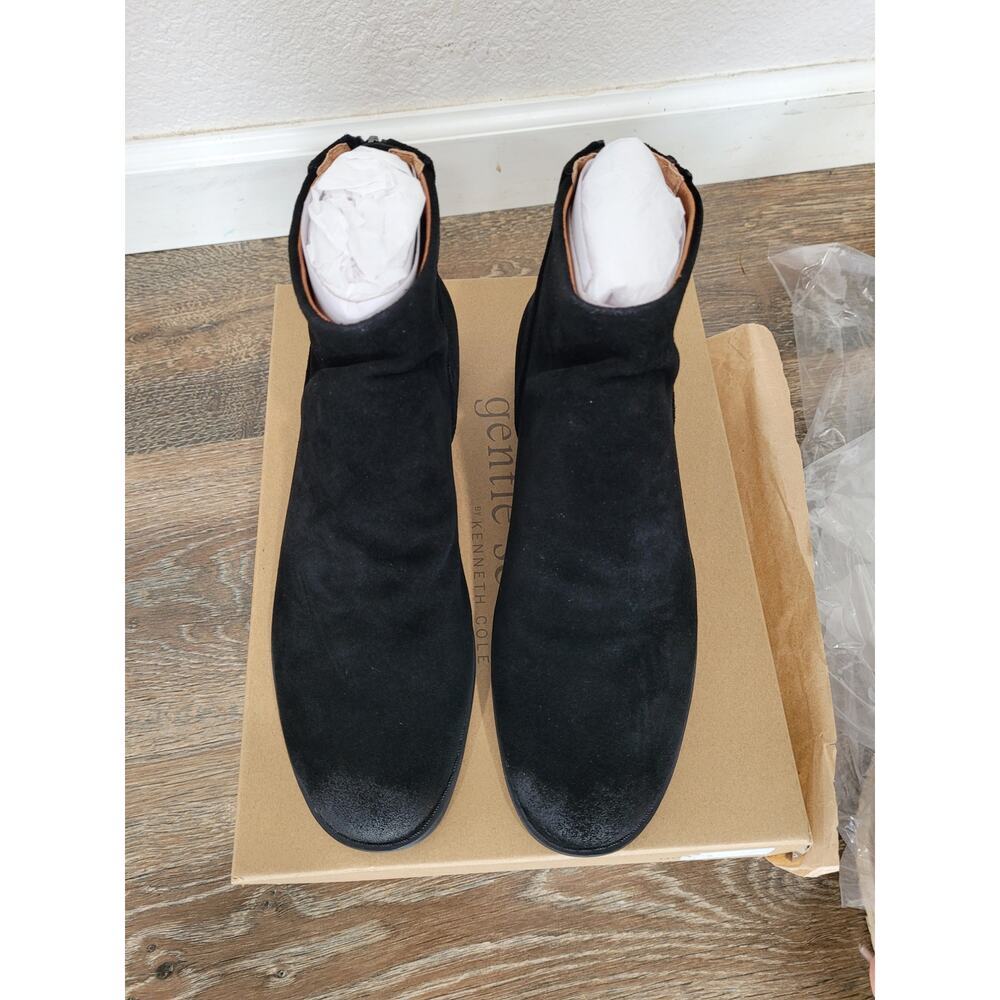 Gentle Souls by Kenneth Cole Black‎ Women's size 7 Emma Zip Bootie Boot